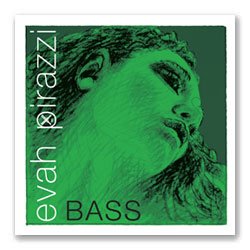 Pirastro Evah Pirazzi 3/4 String Bass E String - Medium Gauge - Chromesteel/Synthetic Fiber
